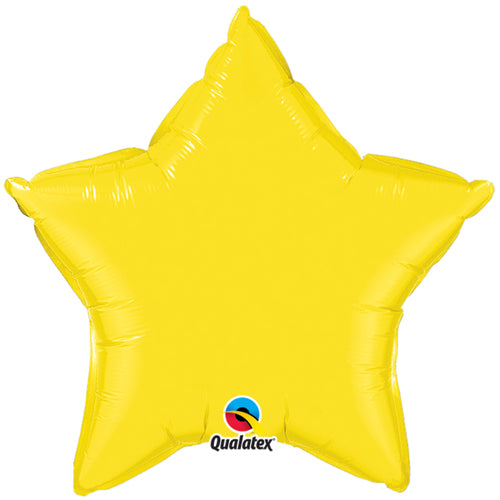 20 Inch Yellow Star Foil Balloon