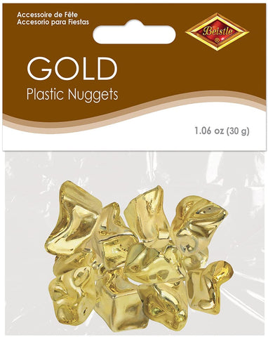 Gold Plastic Nuggets