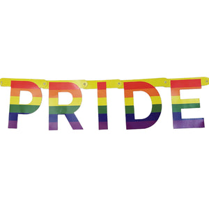 Pride Rainbow Letter Banner