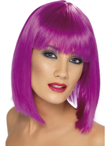 Neon Purple Glam Wig