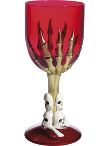 Red Gothic Wine Glass