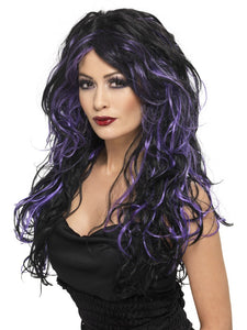 Gothic Bride Wig Purple