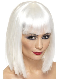 White Glam Wig