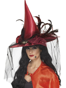 Deluxe Red Witches' Hat