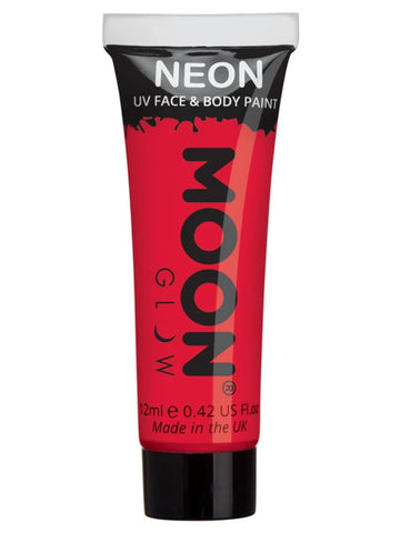 Moon Glow Intense Neon Red UV Face Paint