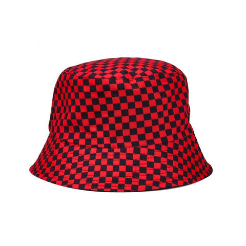 Red & Black Ska Bucket Hat