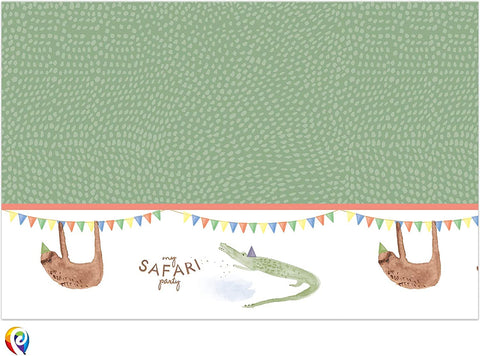 Safari Party Plastic Tablecloth