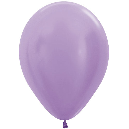 Satin Lilac Latex Balloons