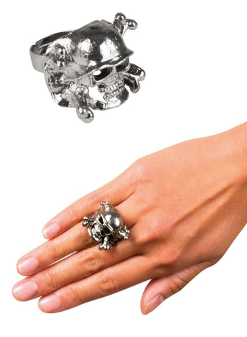 Silver Coloured Skull Ring