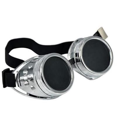 Silver Steampunk Goggles