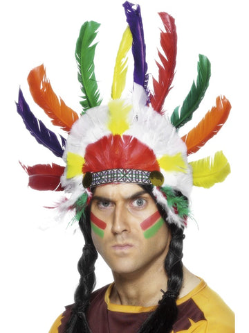 Sitting Bull Indian Chief Headdress