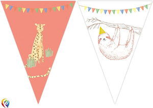 Sloth & Cheetah Bunting