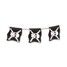 13ft Skull & Crossbones Pirate Flag Bunting