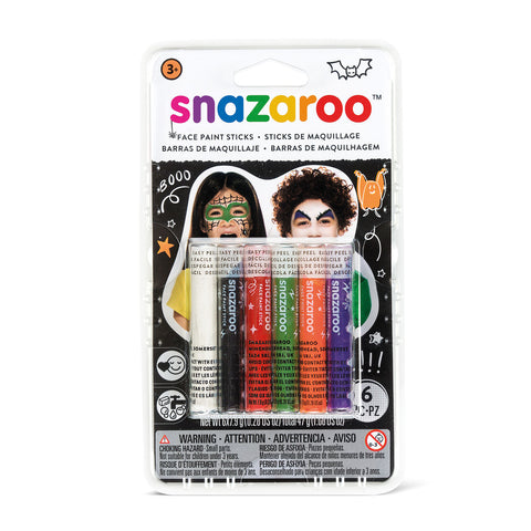 Snazaroo Halloween Face Paint Sticks Pack