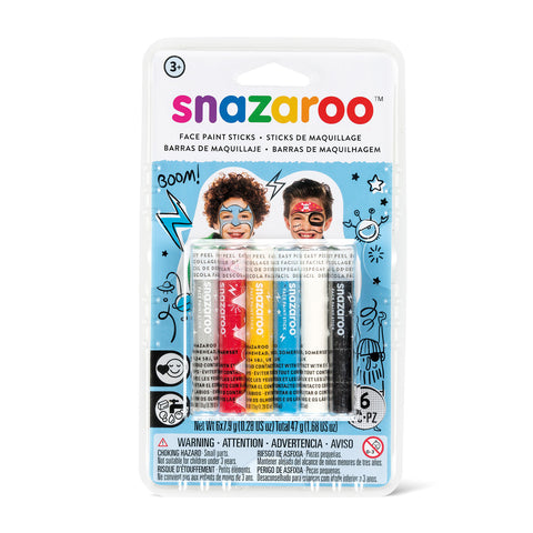 Snazaroo Blue Face Paint Sticks Pack