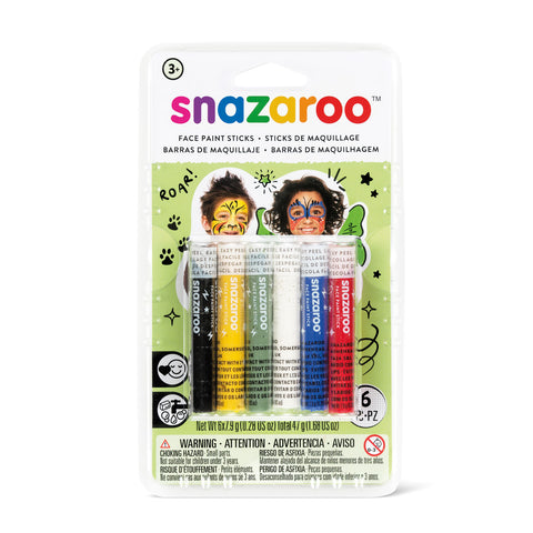 Snazaroo Unisex Face Paint Sticks Pack