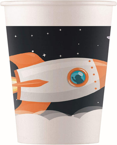 Space Rocket Paper Cups