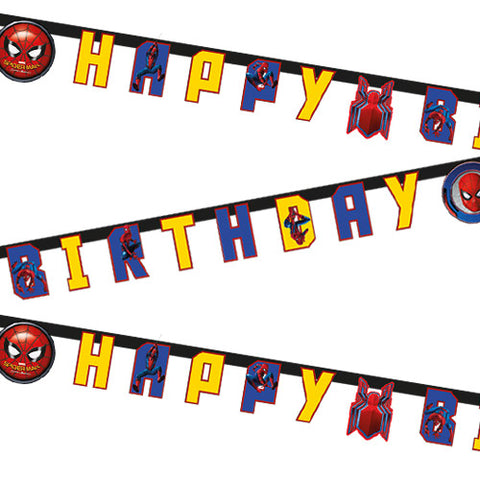 Spider-Man Homecoming Birthday Banner (2m)