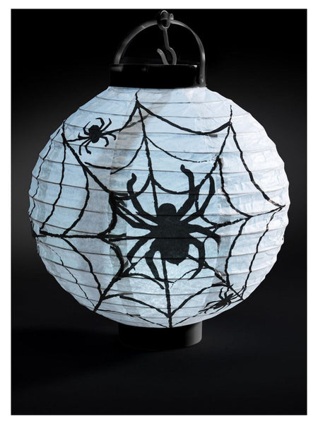 Light-up Paper Spider Web Lantern