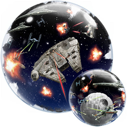 24 Inch Star Wars Death Star Double Bubble Balloon