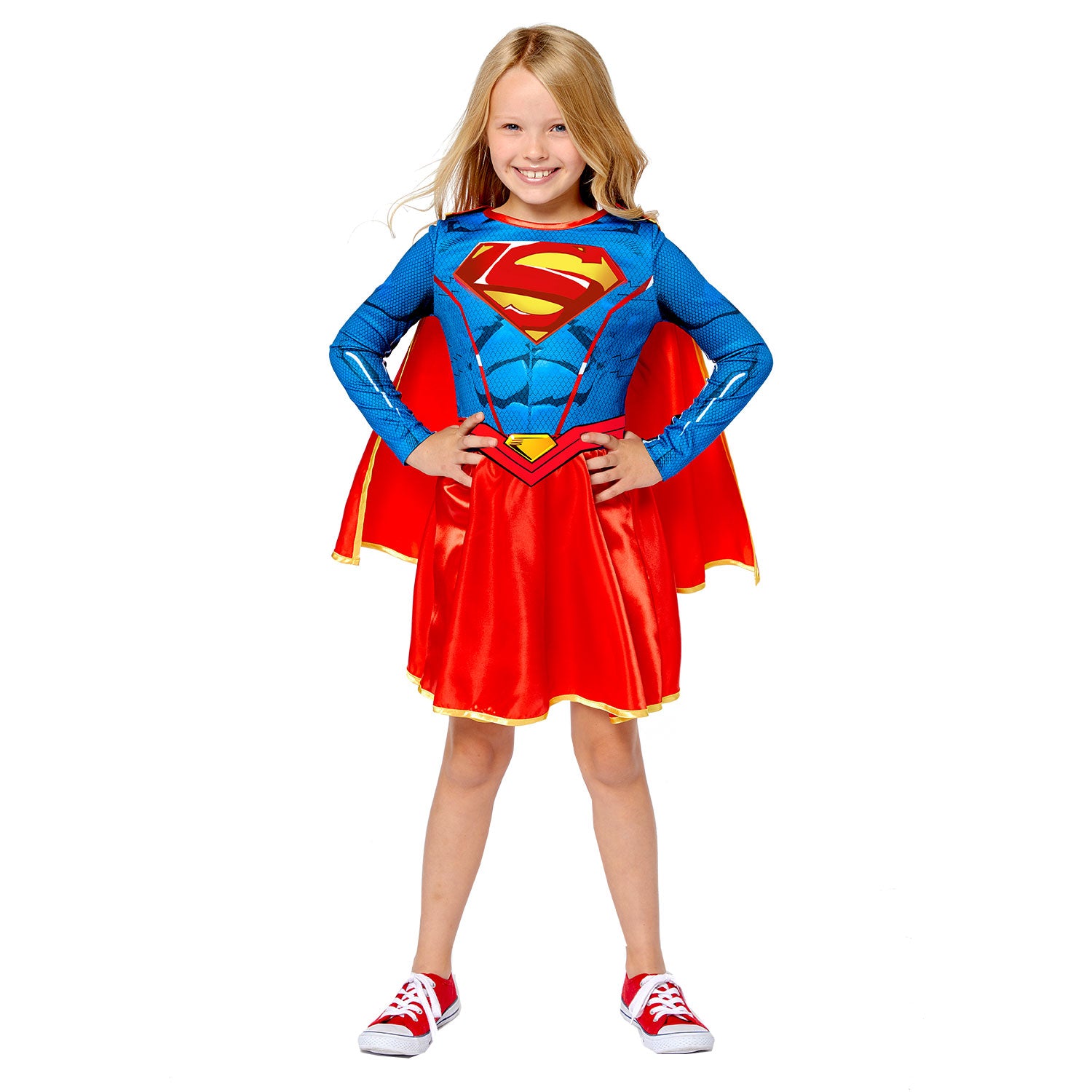 Child's Sustainable Supergirl Costume