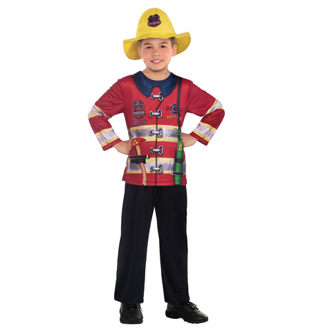 Child's Sustainable Firefighter Costume