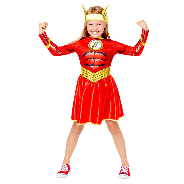 Child's Sustainable Flash Girl Costume
