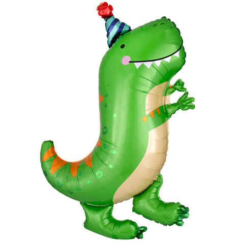 34 Inch T-Rex Dinomite Party Foil Balloon