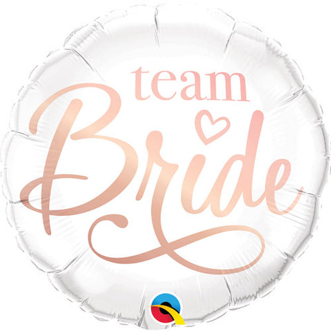 18 Inch Team Bride Rose Gold Foil Balloon