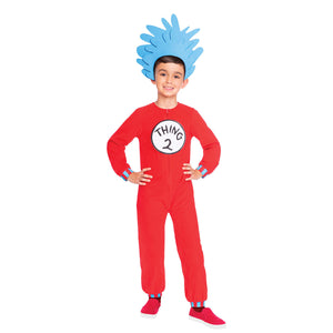 Thing 1 or Thing 2 Jumpsuit Costume