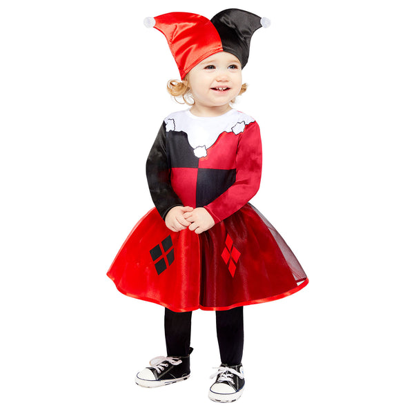 Toddler Comic Book Harley Quinn Costume