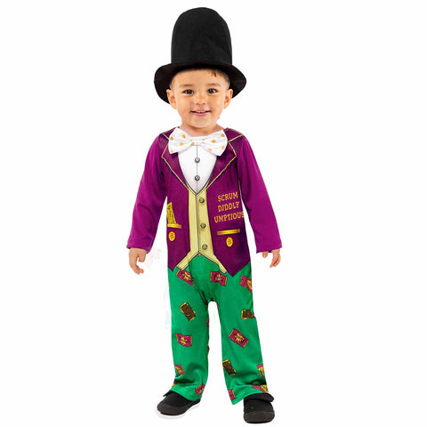 Toddler's Roald Dahl Classic Willy Wonka Costume