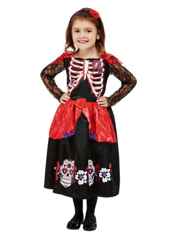 Toddler Day of the Dead Girl Costume