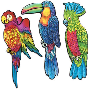 Tropical Bird Cut Outs