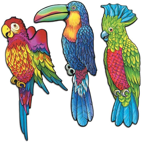 Tropical Bird Cut Outs