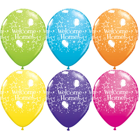 Welcome Home Tropical Assortment Latex Balloons
