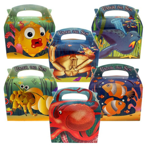 Under The Sea Cardboard Party Boxes (10pk)