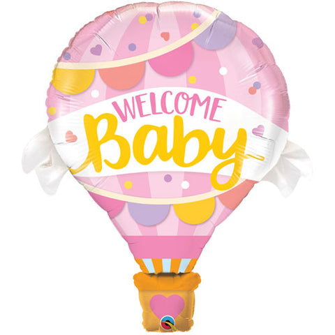 42 Inch Welcome Baby Hot Air Balloon Supershape