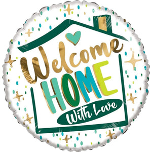 18 Inch Welcome Home Eco Foil Balloon