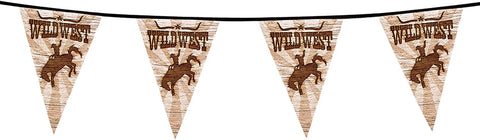Wild West Rodeo Pennant Banner