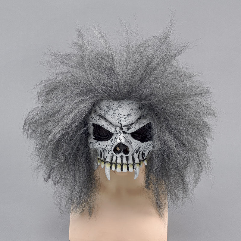 Wild Man Skull Half Face Mask