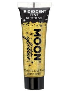 Moon Glitter Iridescent Yellow Fine Glitter Gel