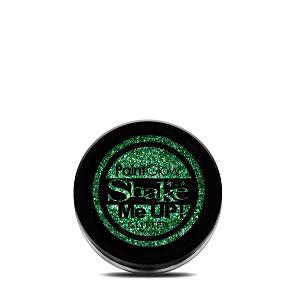 Paintglow Green Face & Body Glitter Shaker