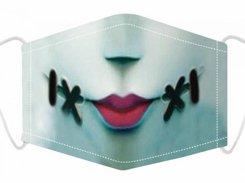 Adult's Stitch Mouth Reusable Face Mask