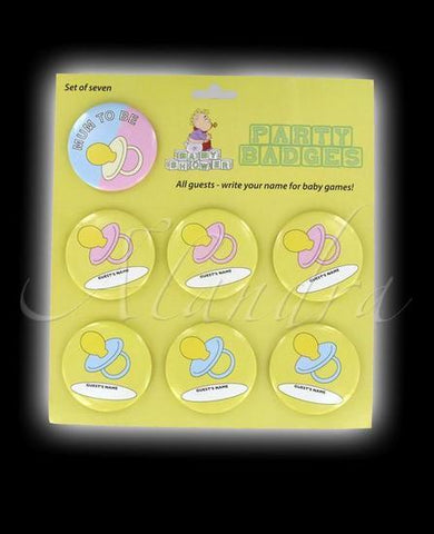 Baby Shower Party Badges