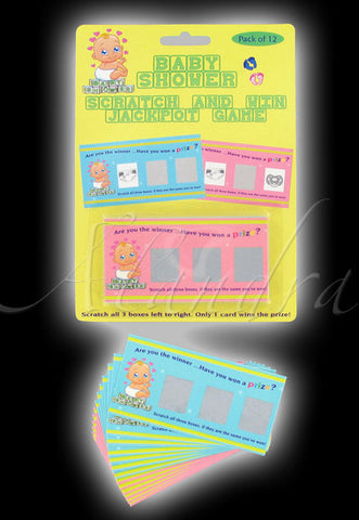 Baby Shower Scratch Cards