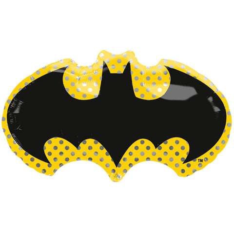 30 Inch Batman Logo Supershape Foil Balloon