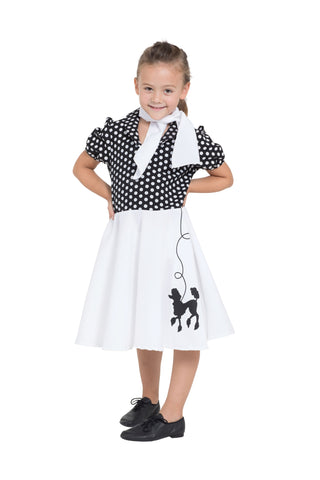 Child's Black Poodle Dress Costume