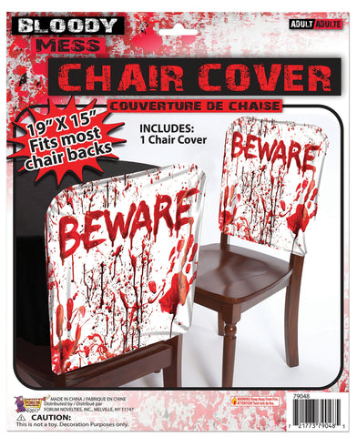Bloody 'Beware' Chair Cover