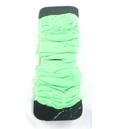 Children's Neon Green Legwarmers